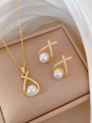 chaîne & boucles d'oreille
